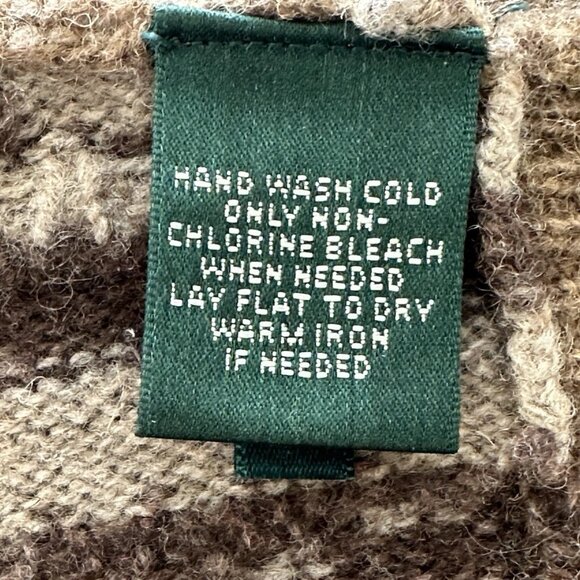 Ralph Lauren Southwestern Lambswool Blend Aztec Boho Sweater Small Excellent - Picture 11 of 11